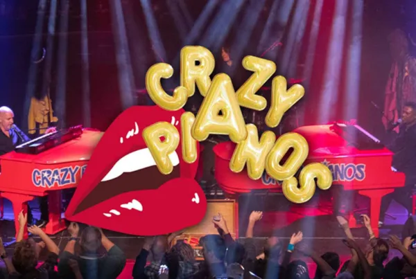 Logo Crazy Pianos on Tour