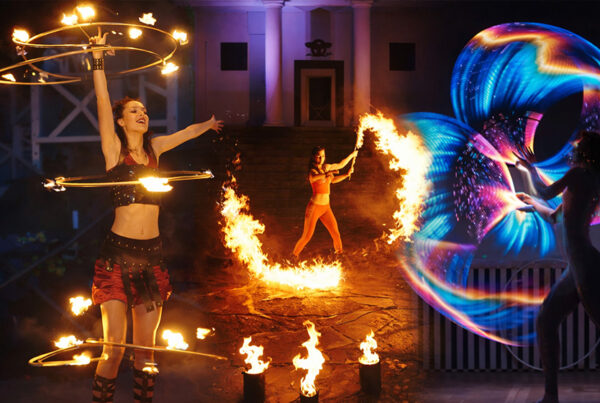 Vuurshow lichtshow boeken